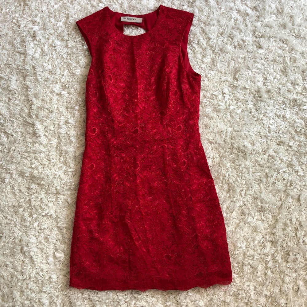 Bec & Bridge Backless Lace Dress